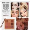 Eyeshadow Palette Matte Glitter Eyeshadow Long Lasting Eye Shadows Palette Waterproof Ultra Pigmented Shimmer Natural Blendable MakeUp Smokey Eye