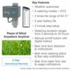 LinkTap G2S Wireless Water Timer & Gateway & Flow Meter - Smart Hose Timer for Garden, Cloud Controlled Watering, Wider Range than WiFi, Real-Tim