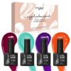 MYGEL by Mylee Gel Nail Polish Spring Summer Quad Colour Set 4x10ml  UVLED SoakOff Nail Art Manicure Pedicure for Professional Salon  Home Use  L