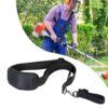 YOUSHARES Strimmer Harness Padded - Petrol Strimmer Strap with Double Shoulder Nylon Belt Adjustable for Brush Cutter or Gardenning Stihl Strimme