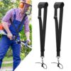 YOUSHARES Strimmer Harness Padded - Petrol Strimmer Strap with Double Shoulder Nylon Belt Adjustable for Brush Cutter or Gardenning Stihl Strimme