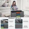 Clothes Storage Bag 4Pack 90L Large Capacity Solution Organizer for Clothes, Duvets, Comforters, Blankets, Bedding with Zip and Clear Window Rein