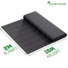 GardenGloss® 30m² Weed Control Membrane (100gsm) - Water Permeable and Tearproof Weed Barrier Fabric - Weed Control Fabric with High UV-Stabilisa