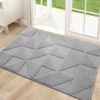 Homaxy Door Mats Indoor, 50 X 80 cm, Machine Washable Inside Door Mat, Dirt Trapper Soft Doormats, Super Absorbent Entrance Rug, Non-slip Floor M