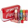 Lip Smacker  CocaCola Tin Collection  Set of Lip Glosses for Kids in Assorted Flavours  Sweet Gift in a Collectible Iconic CocaCola Tin  Gift Pac