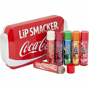 Lip Smacker  CocaCola Tin Collection  Set of Lip Glosses for Kids in Assorted Flavours  Sweet Gift in a Collectible Iconic CocaCola Tin  Gift Pac