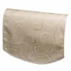 Classic Home Store Scroll Pattern Chair Back Swirl Design Antimacassar Furniture Sofa Settee Cover (Cream)