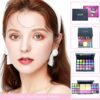 Eyeshadow Palette Makeup Palette Bright Colors Matter and Shimmer Lip Gloss Blush Brushes Cosmetic Highly Pigmented Palette for Birthday Gift