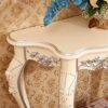 White Sofa Tables Elegant Console Table European Style Entry Table Tall Hallway Table Entry Table with Sturdy Legs for Home Living RoomSize108  4