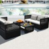 Patio Sofas Outdoor Sofa Cover AllWeather Modular Sofa Garden Combination Dialogue Set Color  Style 2 Style 6