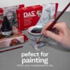 DAS White 500 g Air Hardening Modelling Clay, Non Bake, Ready To Use, Suitable for All Ages, Ideal for Professionals & Hobbyists