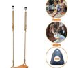 Wooden Swing Seat for Adults ,Morwealth Tree Swing with Adjustable Hemp Rope for Indoor and Outdoor Garden Swing Seat 19 x 9.8 Inch Load Capacity