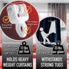 DartAnt Heavy Duty Flexible Curtain Rail Ceiling Mount Bendable Curtain Track Curved Ceiling Track Room Divider RV Shower Curtain Rail Sliding Cu