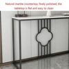 Axdwfd Console table Marble Console Table Sofa Table Living Room Shelf Bedroom Console Cabinet 31.4x11.8x33.4 Inch