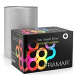 Framar Silver Embossed Roll Hair Foil Hair Foils for Highlighting Foils for Highlights Hairdressing Foil for Hair Highlights Highlighting Foil Fr