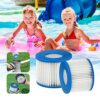 Haoheng Hot Tub Filter Cartridges VI for Bestway Filter Replacement for Lay-Z-Spa Miami, Swimming Pool, Vegas, Monaco, Palm Springs, 2 Filters1