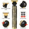Electric Hair Clippers for MenProfessional Beard Trimmer Men CordlessPrecision TBladed with6 Limit CombsOutliner Grooming Baldheaded ShaverUSB Ty