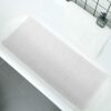 Loofah Shower Mat for Inside Shower Non Slip Anti Mould PVC Bath Mat for Bathroom Wet Shower Areas (40 x 60 cm, grey)