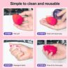Hygea Beauty Makeup Sponge  Set of 5 Multicoloured NonLatex Soft Beauty Blender for Cream Powder and Liquid Teardrop  Multicolour