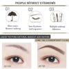 Microblading Eyebrow Pen with Double Ended Brow Brush Waterproof Eyebrow Pencil Longlasting Smudgeproof Brow Pen Makeup Cosmetic Tool Naturally D