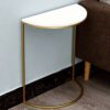 Deezu Nest Of Tables White Coffee Table Side Tables Laptop Table Marble Side Gold Wrought Iron Sofa End Living Room Coffee Telephone