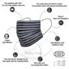 Mutlu Maske Unique Design Black Patterned Comfortable  Easy Breathable Disposable Face Masks For Adults 3 Ply Filtered Mask with Nose Wire Elasti