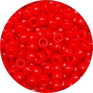 Eppingwin Beads and Bead assortments (1000 Pony Beads-red Solid)…