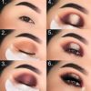 DADYOUPIN eye shadow pad 100pack eye makeup remover pads for eye makeup eyelash extensioncoloration and lip makeup to prevent makeup residue