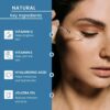Natural Vitamin C Serum for Face with Hyaluronic Acid Ferulic Acid Jojoba Oil Vitamin E  Premium Anti Aging  Anti Wrinkle Serum with Antioxidant