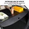 WGLQAZ for Honda CR-V 2007-2011 Retractable Cargo Cover Luggage Shade Shield Car Styling Fittings Boot Panel Roller Blind Protective Trunk Parcel