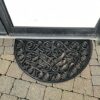 On1shelf Cast Iron Style Rubber Door Mats Half-Moon 45CMX75CM (99)