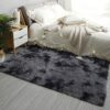 LSXU Rug For Living Room Bedroom Soft Shaggy TieDye Area Rugs Plush Fluffy NonSlip Living Room Rug Modern Indoor Home Kidsroom Decor Carpet Dark