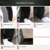 MNBX 4Pcs Car Mud Flaps Mudguards for B MW 1 2017-2020, Front Rear Splash Guards Car Fender Styling & Body Fittings Black