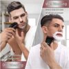 MAXT Mens Electric Shaver Rotary Razors for Men Cordless Rechargeable Wet and Dry Popup Trimmer IPX7 Waterproof with LCD Display Travel Lock  Fat