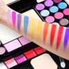 Eyeshadow Palette Makeup Palette Bright Colors Matter and Shimmer Lip Gloss Blush Brushes Cosmetic Highly Pigmented Palette for Birthday Gift