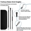 Blackhead Remover Tool Kit 10 Pieces Blackhead Remover Pimple Popping Tool Kit with Black Bag Comedone Extractor Tools for Acne Blackhead Whitehe