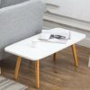 SHtables Coffee Table Square Multifunction Table Dining TableWhite Simplicity End Table LaptopFor Living Room BedroomMagazines Books  Plants Colo