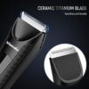 Body Trimmer for Men Electric Groin  Pubic Hair Trimmer with LED Display and Charge Dock Waterproof WetDry Body Groomer Replaceable Ceramic Blade