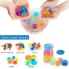 Jacisk Water Beads Kit 50000pcs & 100pcs Large Colorful Gel Soil Mud Bead Jelly Balls for Home Vase Decoration, Vase Filler