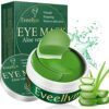 Eveellyn Under Eye Patches Natural Aloe Vera Hydrogel Under Eye Pads Masks for Hydrating and Antiaging Treatment for Puffy Eyes Fine Lines and Wr