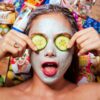 7th Heaven Beauty Box of Treats Gift Pack with 8 Facial Skincare Masks  Includes a Decorated Keepsake Box and Cleansing Face Cloth