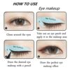 16Pcs Eyeliner Stencils Eyeliner Eyeshadow Stencils Cat Kit Eyeliner Stencil Stickers Stamp Pads Smokey Eye Shadow Eyeliner Stencil Molds Quick E