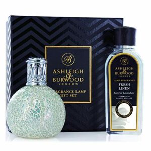 Fragrance Lamp Premium Set The Pearl with Fresh Linen Fragrance