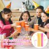 CALTECX 100X Reusable Drinking Straws, Neon Straws are Multi-Colored, Re-usable Drinking Straws Flexible Straws - Re-usable Bendy Straws Strong f