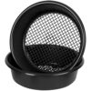 Wham Large Plastic Round Garden Sieve Riddle Riddler Soil Sifter Mesh Gardening Tool - Black