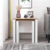 HOME MODERN Nesting Table Side Sofa Table Lamp Table End Table Nest of 2 Table Set Coffee Tables Small Space Living Room Furniture WhiteOak Color