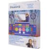 Disney Frozen 2  Townley Girl Cosmetic Compact Set with Mirror 14 lip glosses 4 Body Shines 6 Brushes Colorful Portable Foldable Washable Make Up