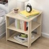 JJZXD Mini Simple Modern Bedstand Wood Night Table Living Room Bedside Cabinet Bedroom Nightstand Storage Cabinet Home Furniture Color  C