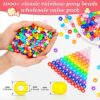 Eppingwin Beads and Bead assortments (1000 Pony Beads-Pink Solid)…