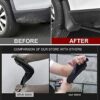 LYNSH 4 pcs Mud Flaps for Audi Q7 2006-2015, Splash Guards Fender Front Rear Mudguards Splash Styling Body Wheel Accessories